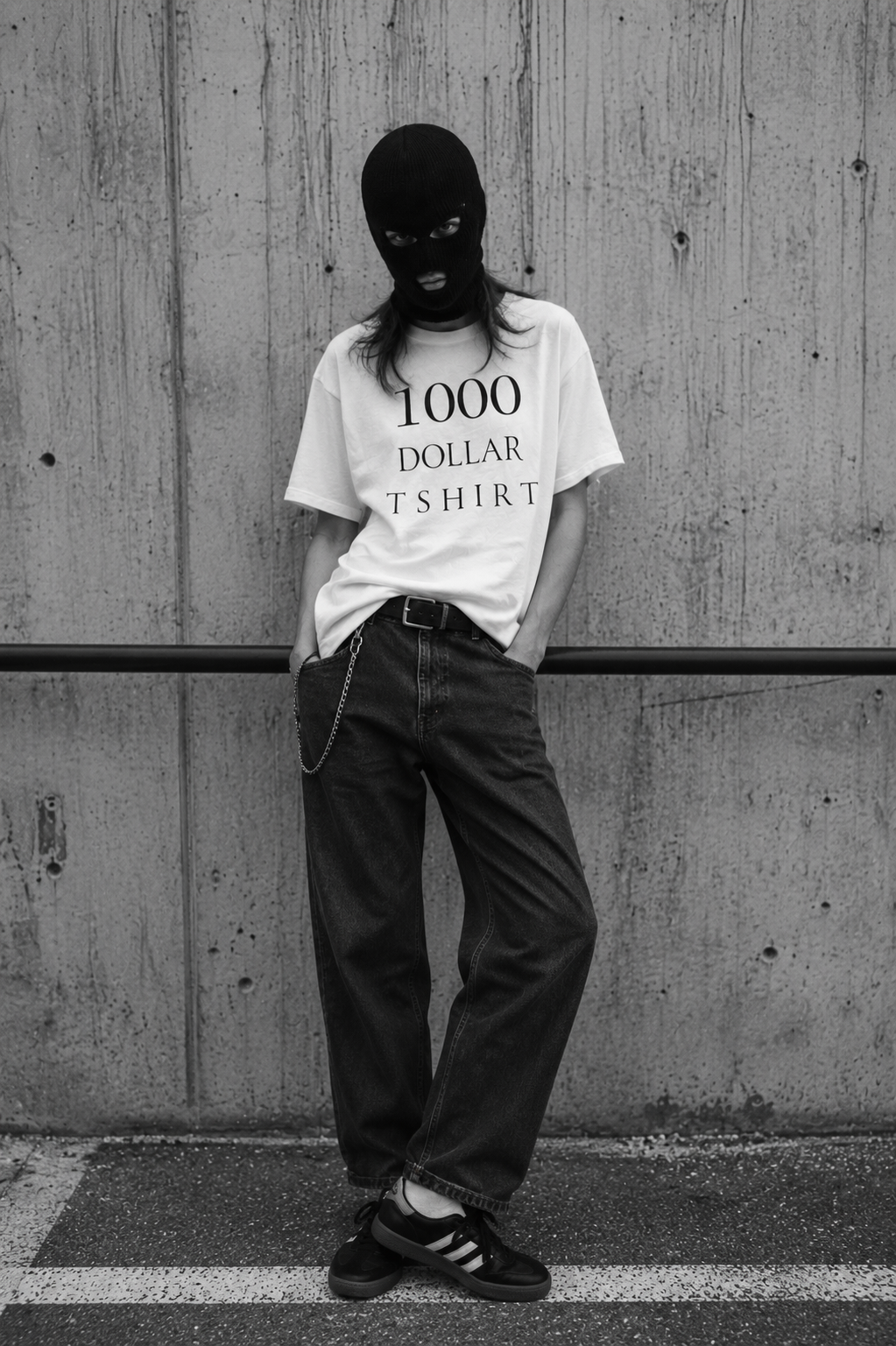 Plain white t-shirt $1,000 - phygital luxury streetwear
